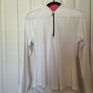 Women’s izod athletic top. Lightweight with zipper front. Worn once to try on.